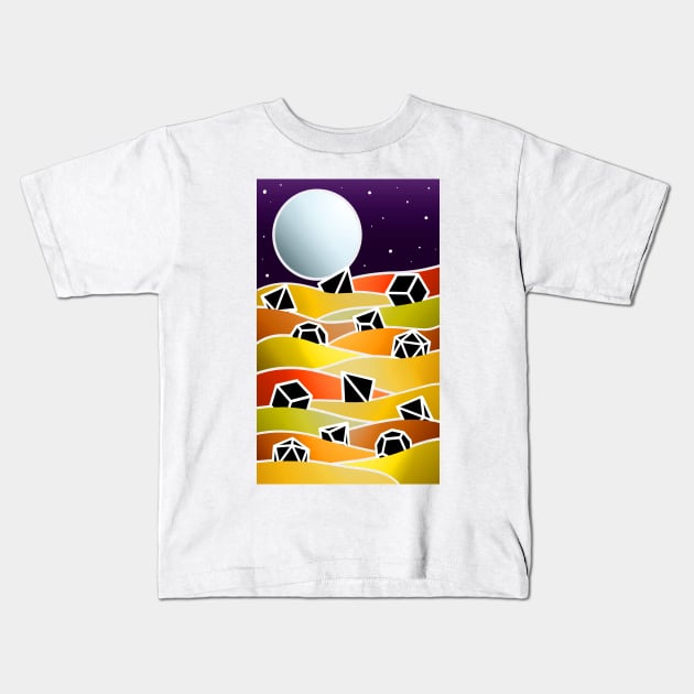 Dice in Waves - Sandstorm Kids T-Shirt by GenAumonier